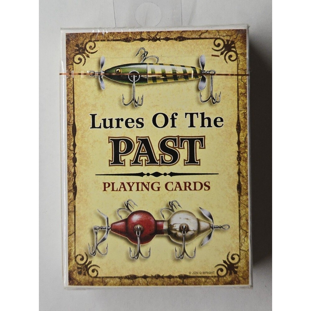 Rivers Edge Products Lures Of The Past Playing Cards Fishing Antique Lures